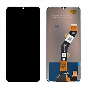 Дисплей Itel A70 (A665L)+тачскрин (черный)